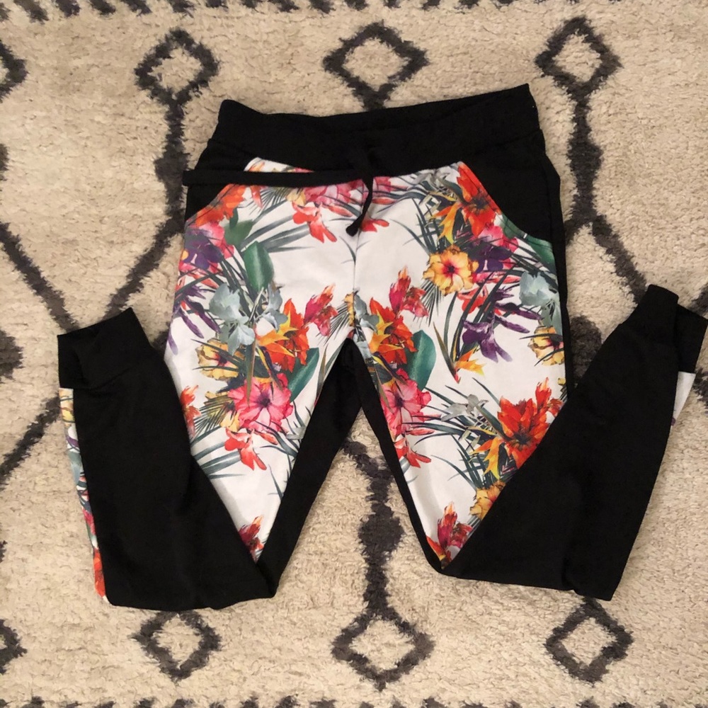 Red Fox Multi Floral Joggers